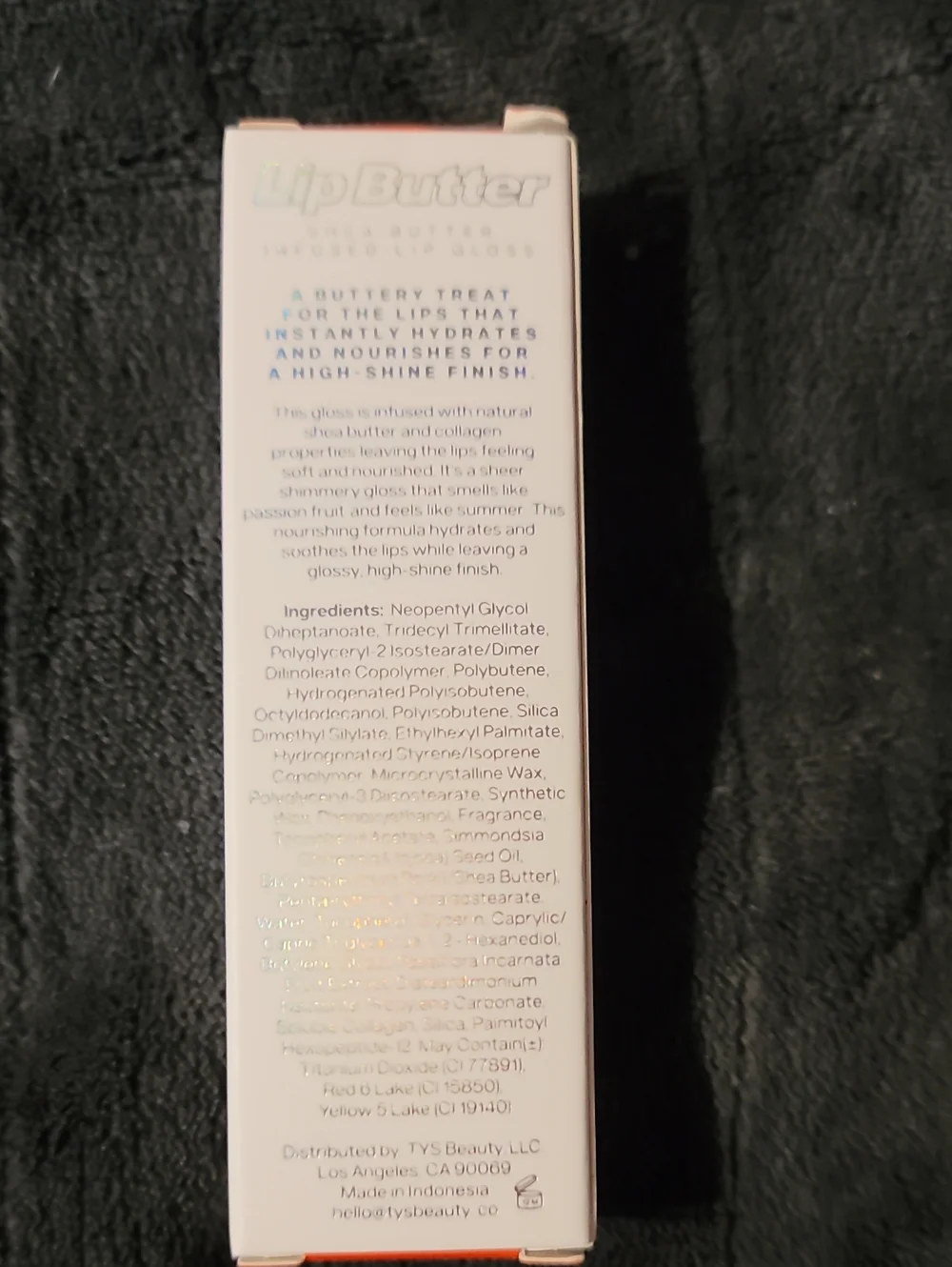 NEW TYS BEAUTY Lip Butter In Color Passion Fruit (Sheer‎ Vibrant Pink)